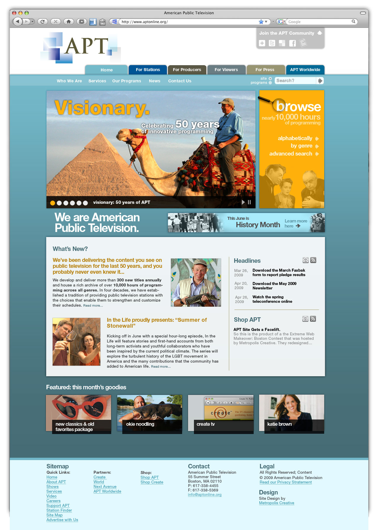 homepage